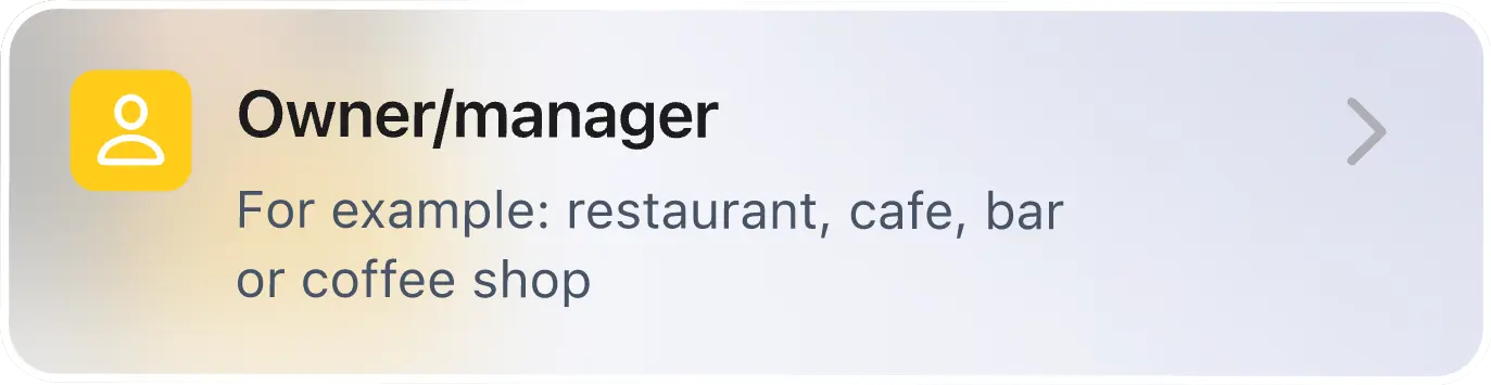 owner/manager
