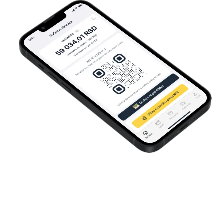 add personal qr code